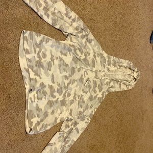 soft camo sweater